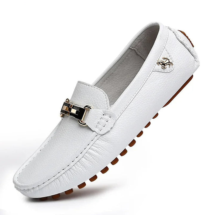 Premium Leather Slip-On Loafers
