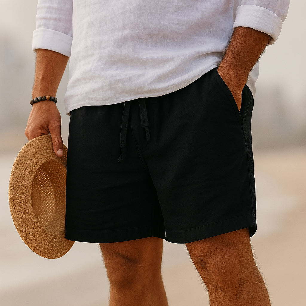 Cotton Linen Blend Casual Pants