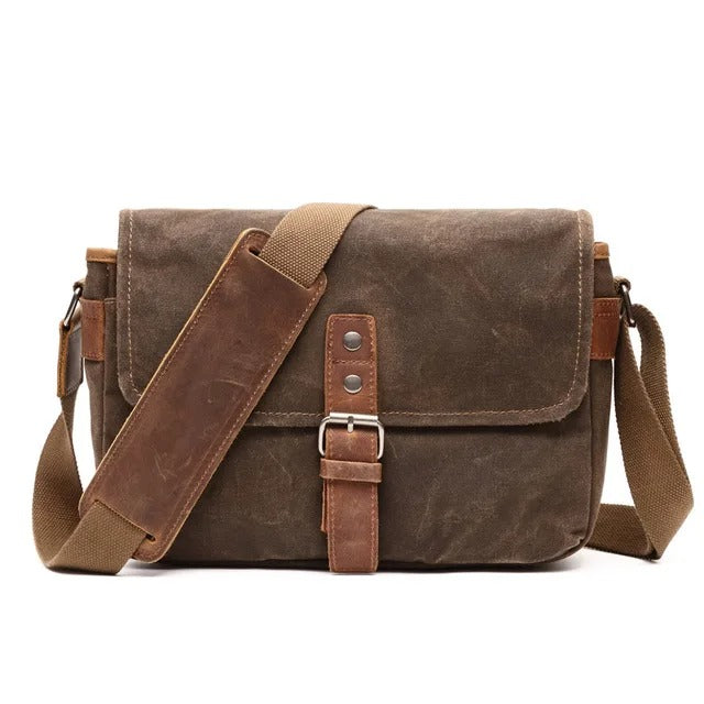 Vintage Canvas Messenger Bag