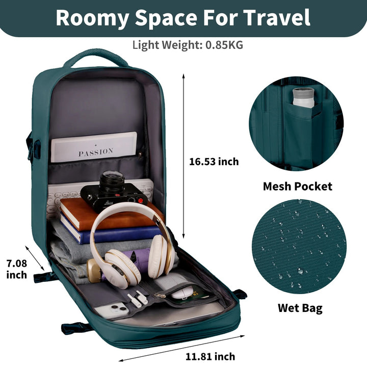 Lightweight Travel Backpack with Spacious Design