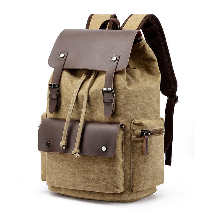 Canvas Laptop Backpack Durable Travel and Work Bag