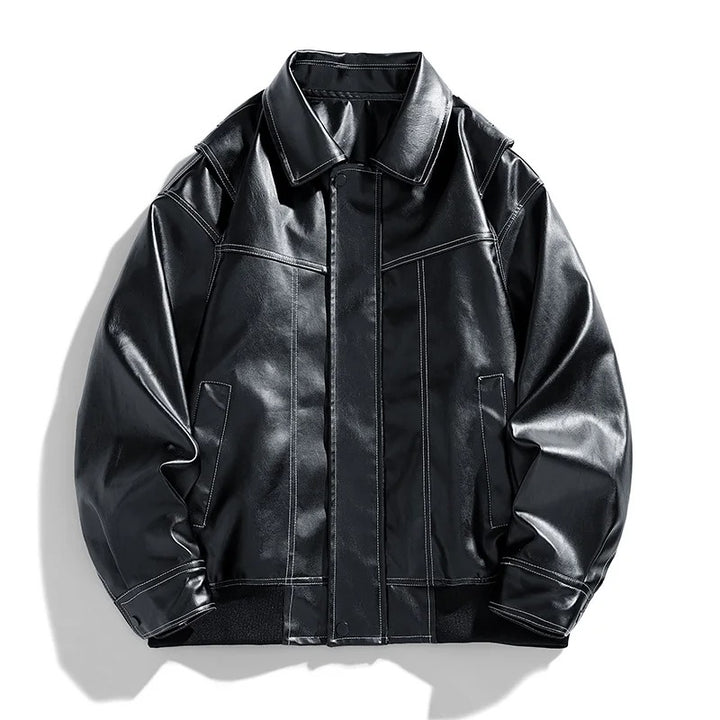 Minimalist Leather Jacket