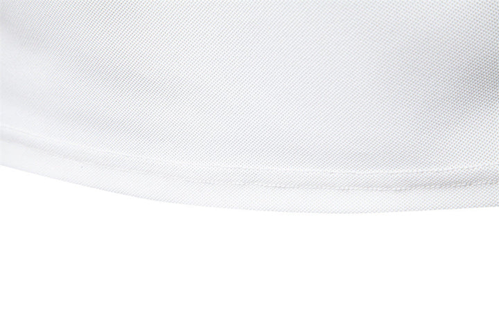 Men's Short-Sleeve Embroidered Stripe Polo Shirt