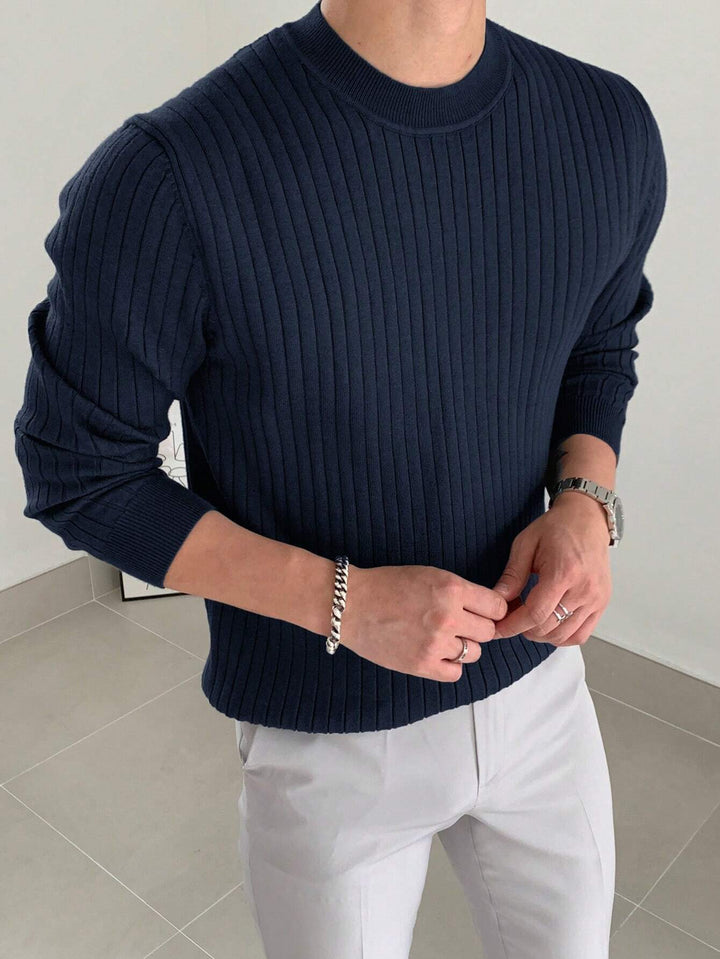Men's Cozy Soft Knit Casual Sweater Pullover