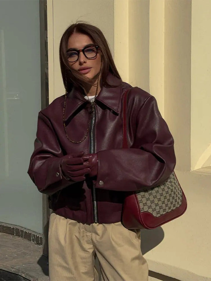 Vegan Leather Jacket