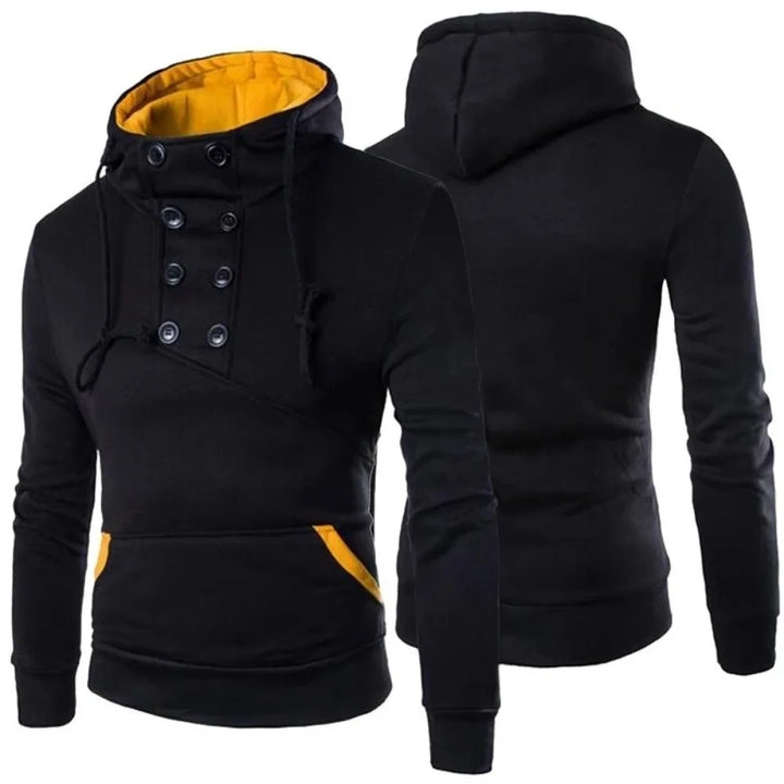 Modern Button-Up Hoodie