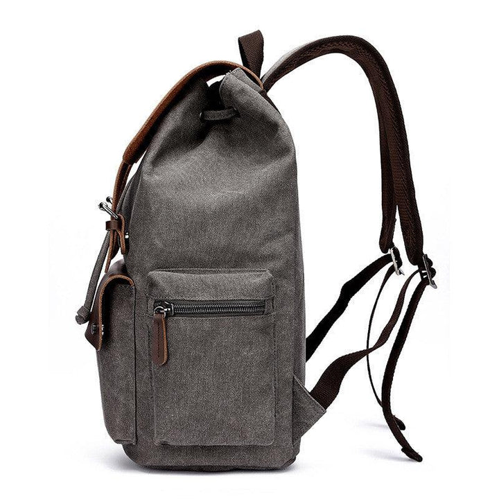 Canvas Laptop Backpack Durable Travel and Work Bag