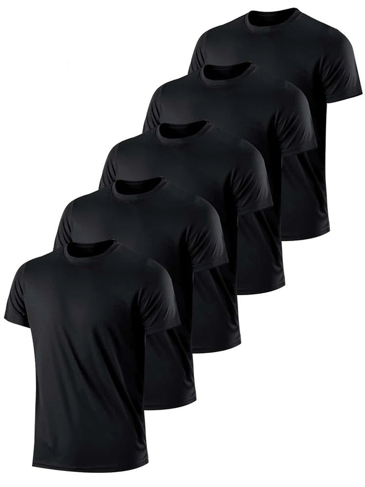 5-Pack Essential Crew Neck T-Shirts