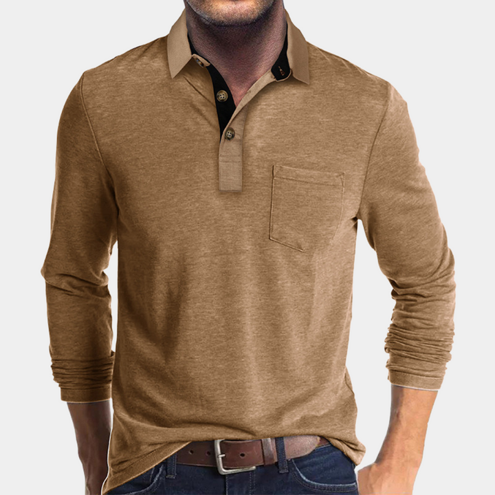 Men’s Stylish Polo Shirt Classic Casual Tee