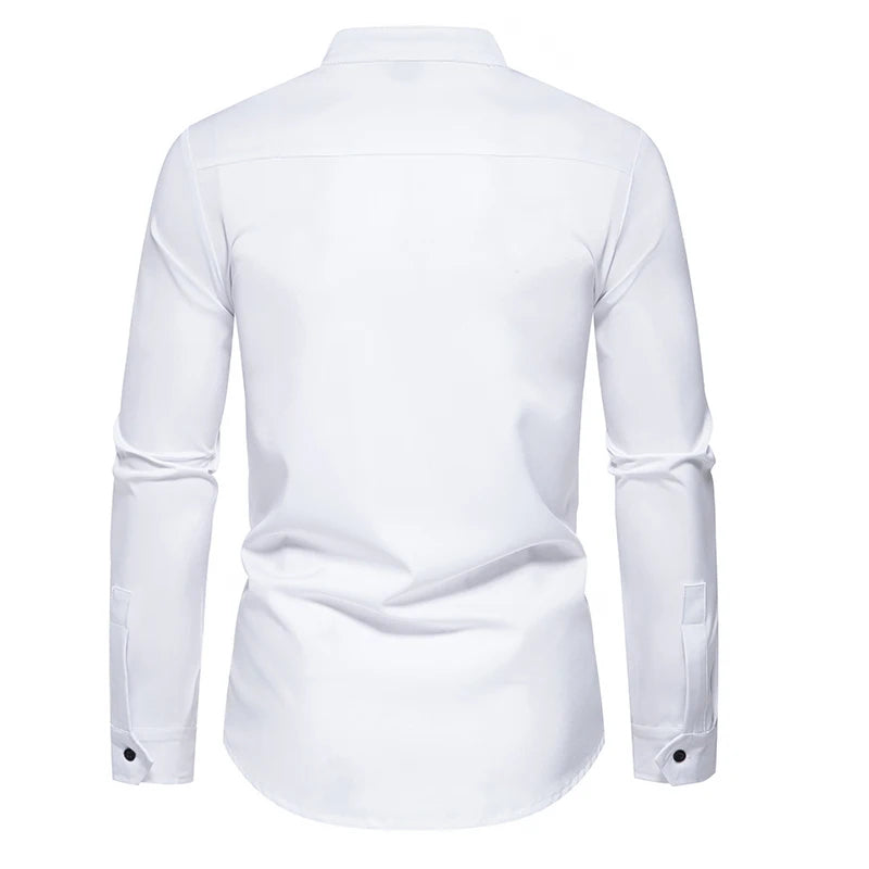 Modern Asymmetric Button-Up Shirt