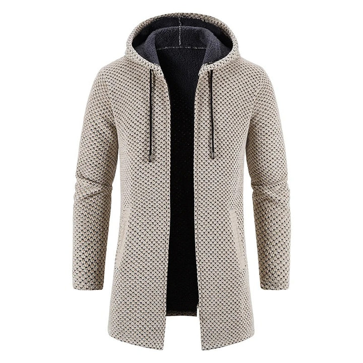 Hooded Knit Longline Cardigan