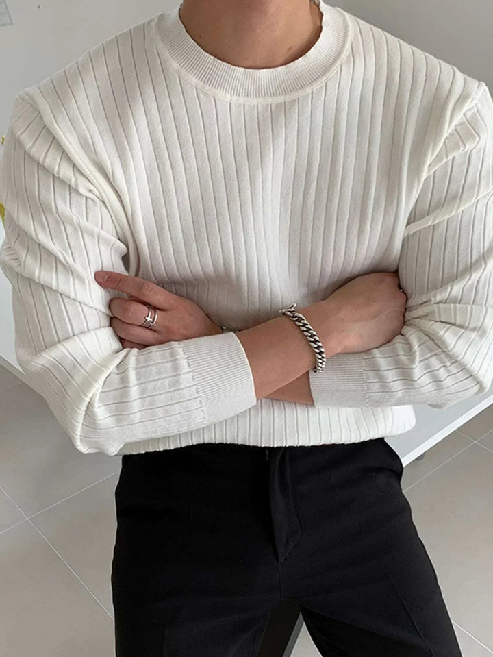Men's Cozy Soft Knit Casual Sweater Pullover