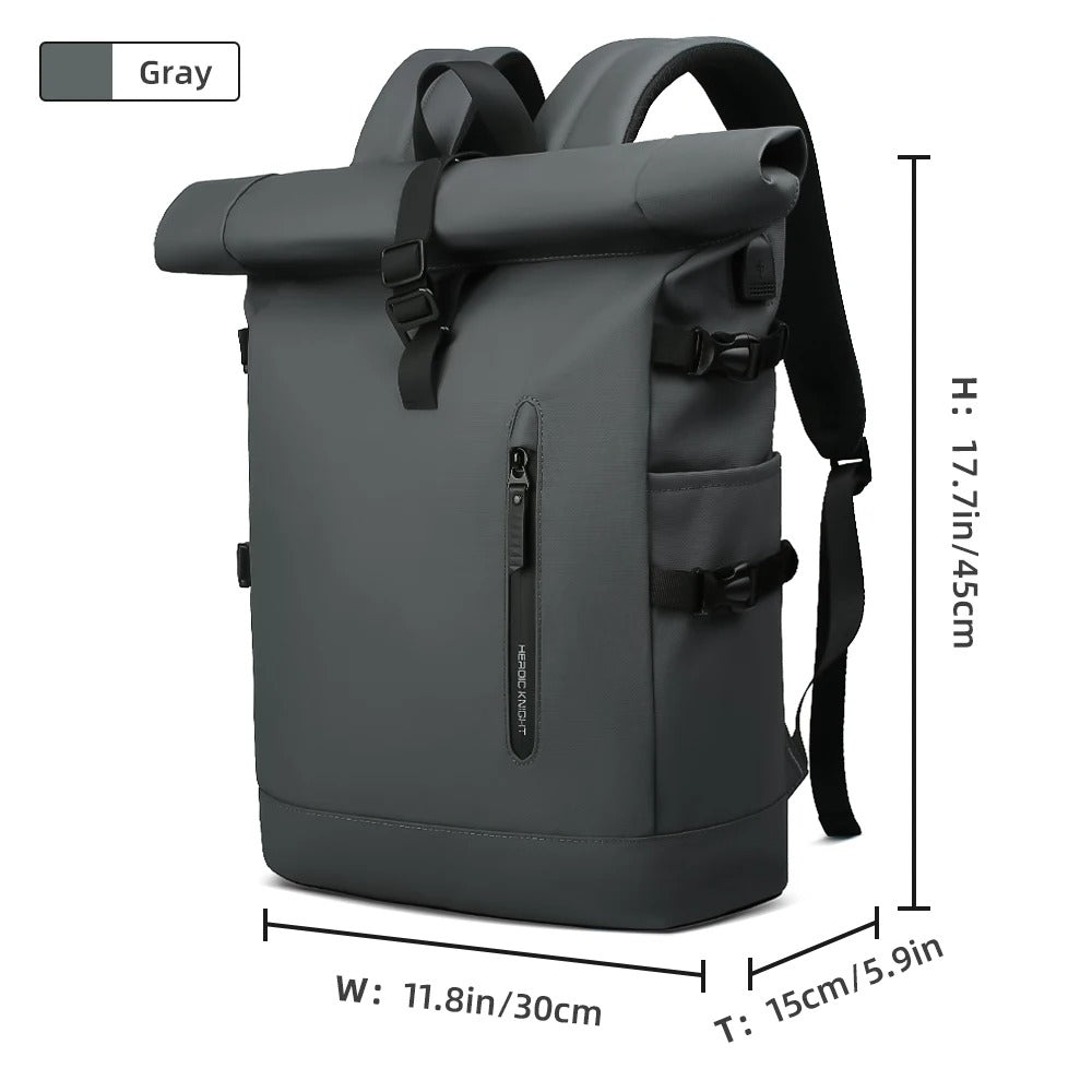 Waterproof Roll-Top Backpack