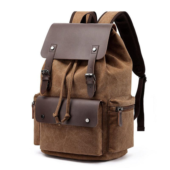 Canvas Laptop Backpack Durable Travel and Work Bag