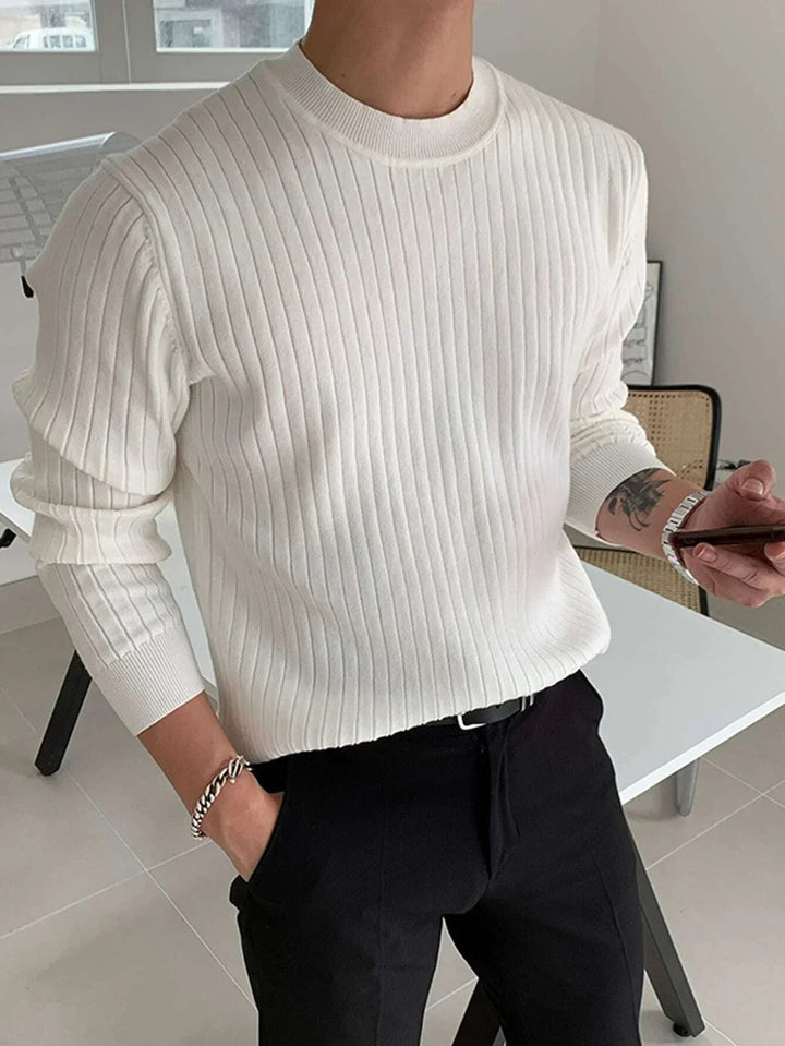Men's Cozy Soft Knit Casual Sweater Pullover