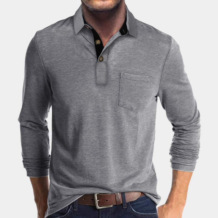 Men’s Stylish Polo Shirt Classic Casual Tee