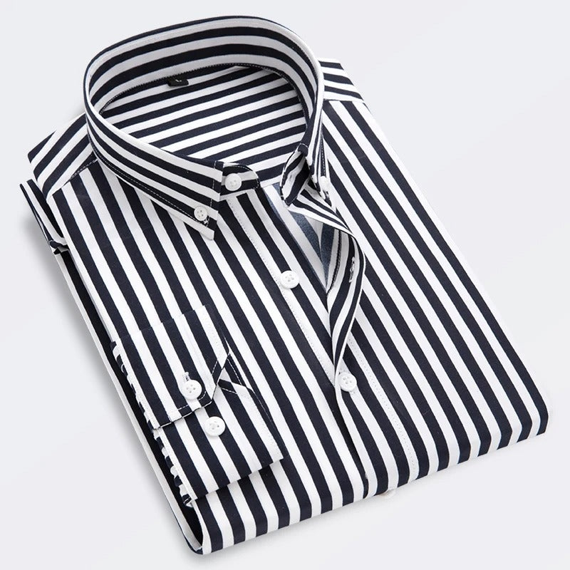 Classic Striped Dress Shirt