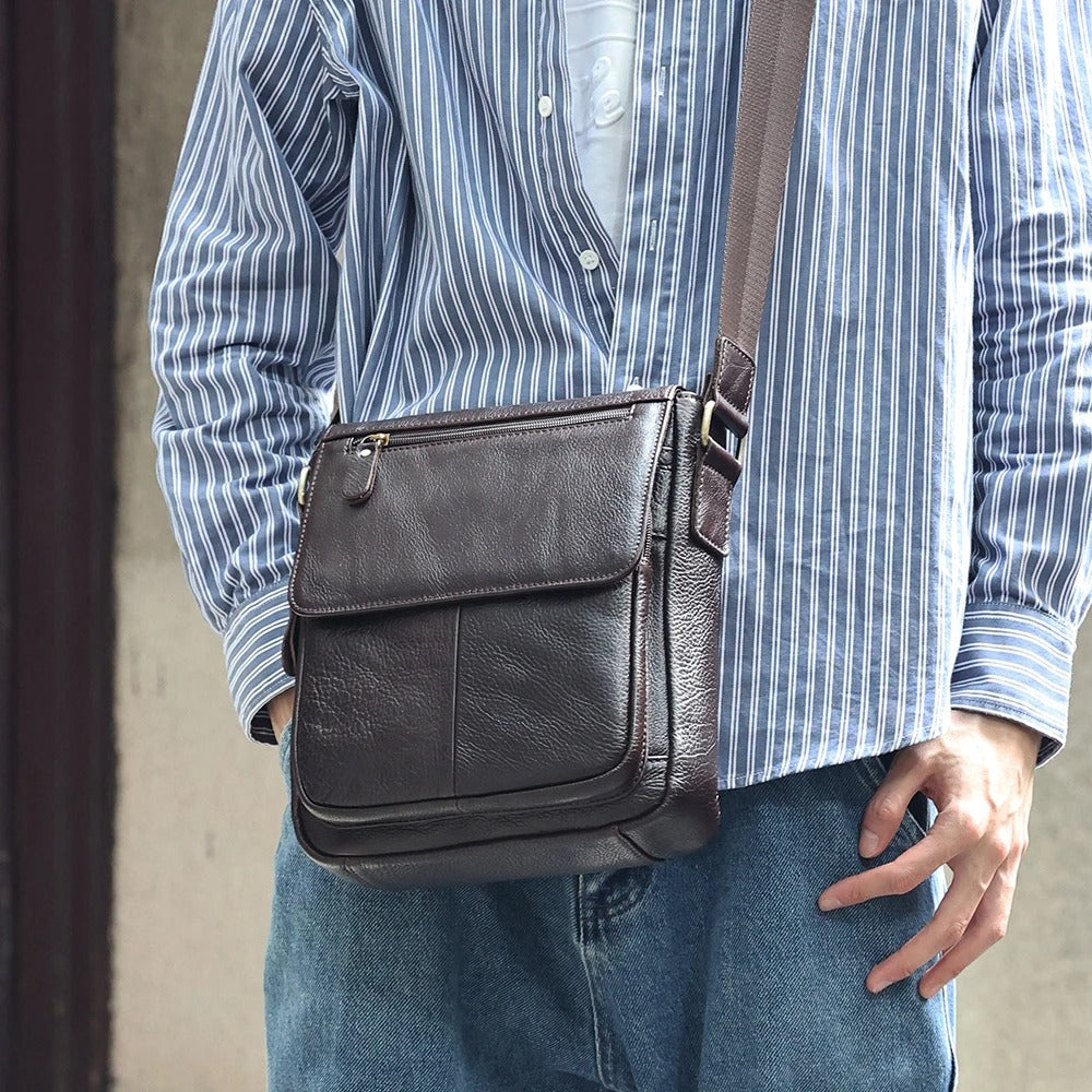 Vintage Leather Everyday Carry Bag