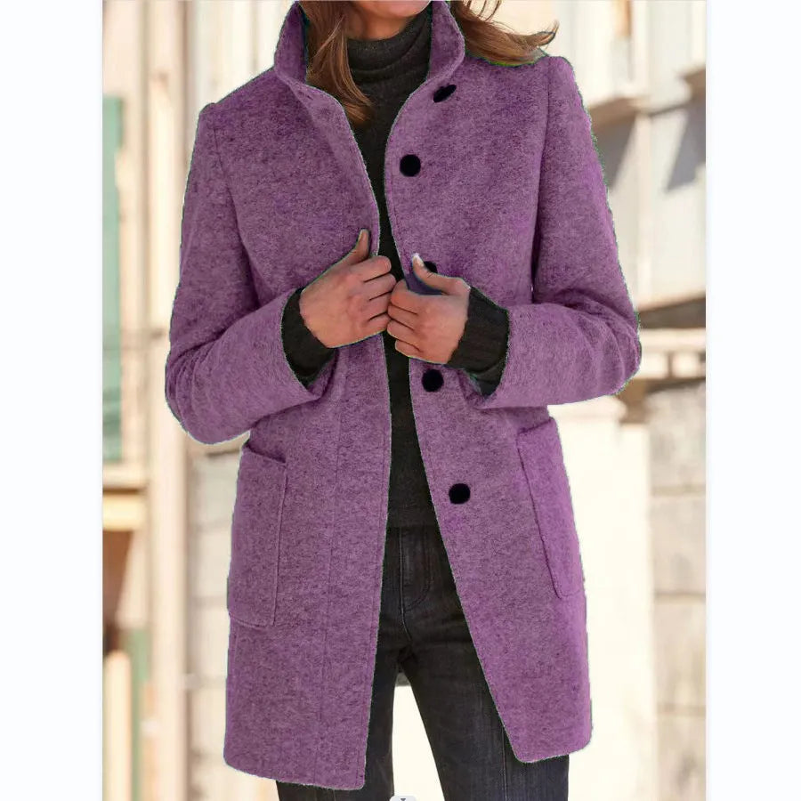 Elegant and Stylish Buttoned Coat