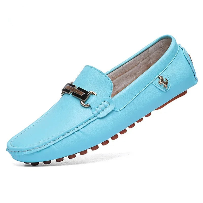 Premium Leather Slip-On Loafers