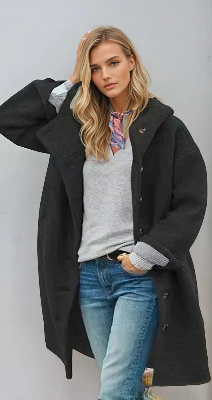 Long Coat in Soft Wool