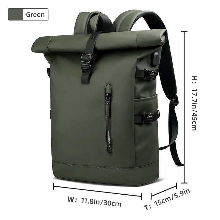 Waterproof Roll-Top Backpack