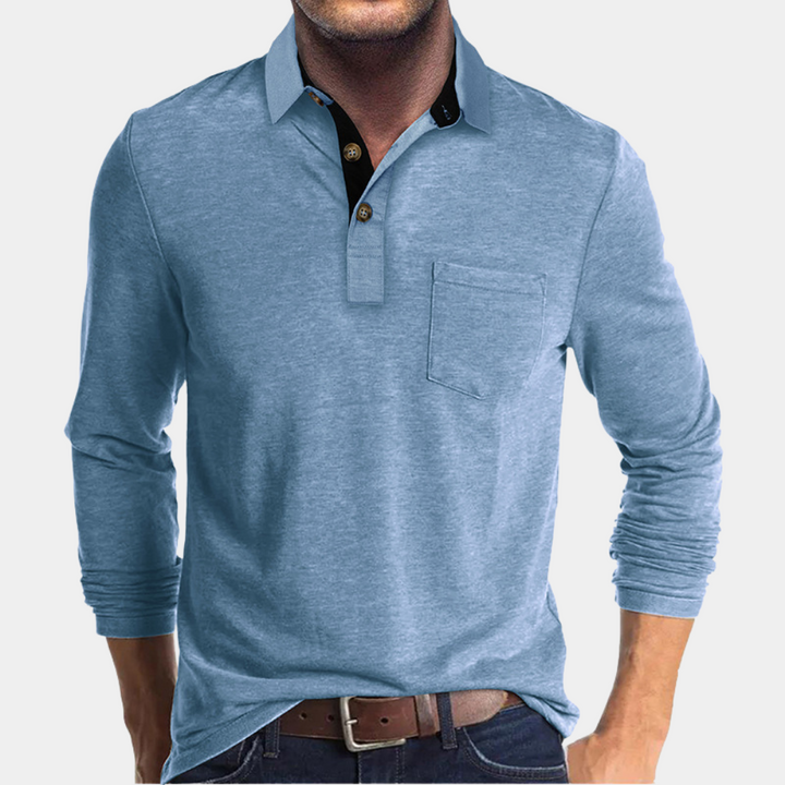 Men’s Stylish Polo Shirt Classic Casual Tee