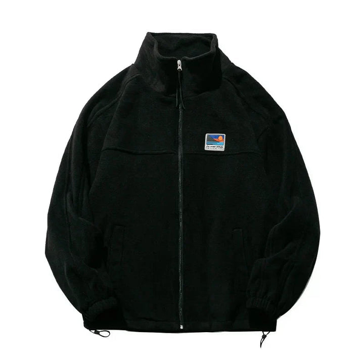 Men’s Lightweight Cotton Stand-Up Collar Zipper Jacket