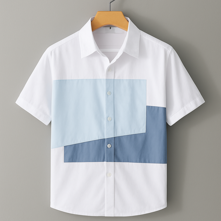Colorblock Shirt for Bold Everyday Style