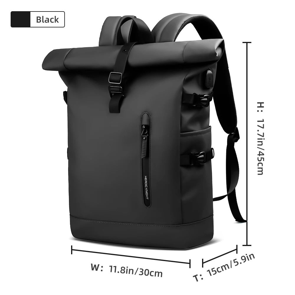 Waterproof Roll-Top Backpack