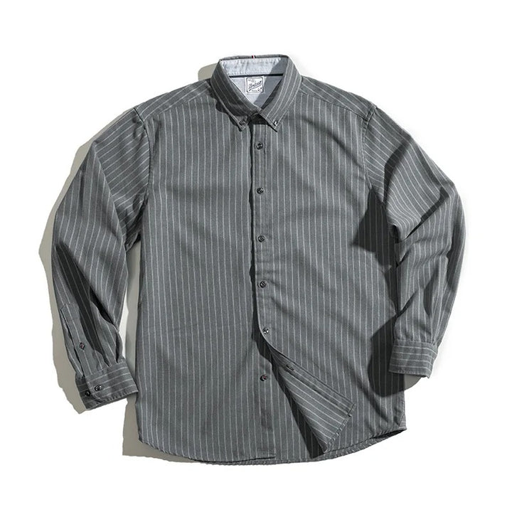 Timeless Pinstripe Button-Up Shirt