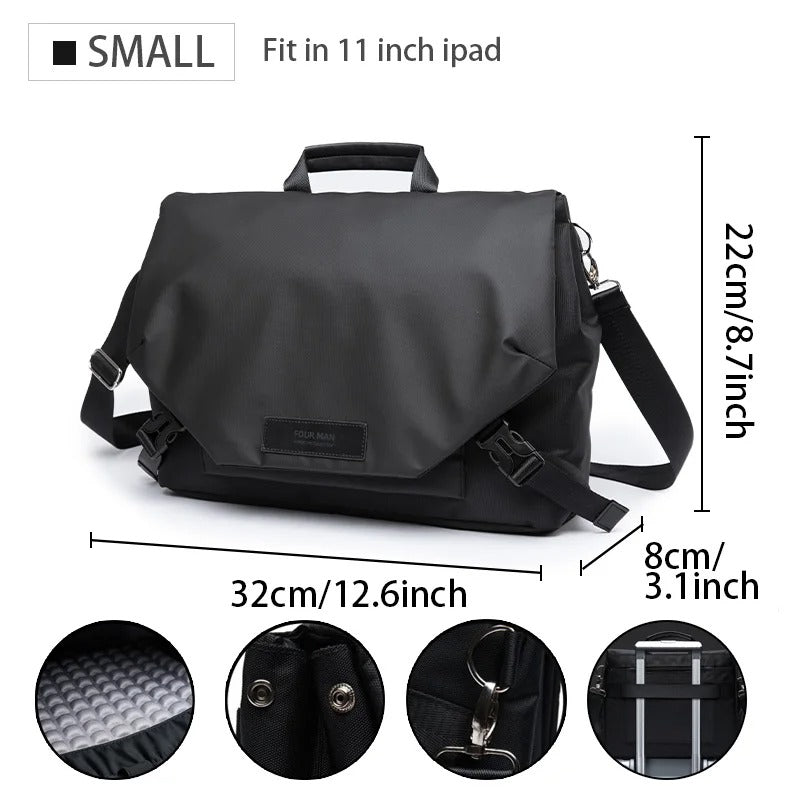 Waterproof Messenger Bag for Work & Travel