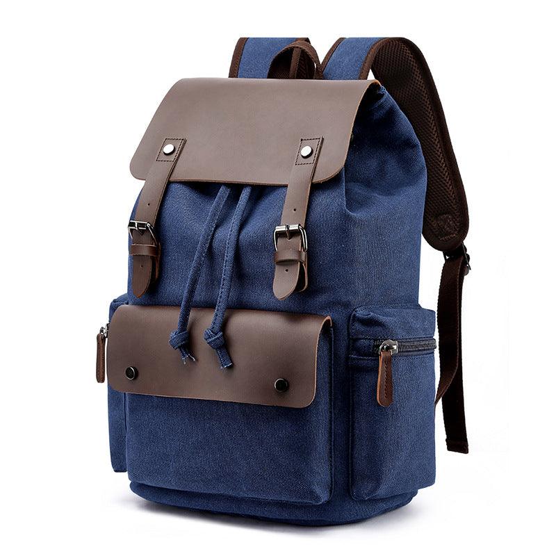 Canvas Laptop Backpack Durable Travel and Work Bag