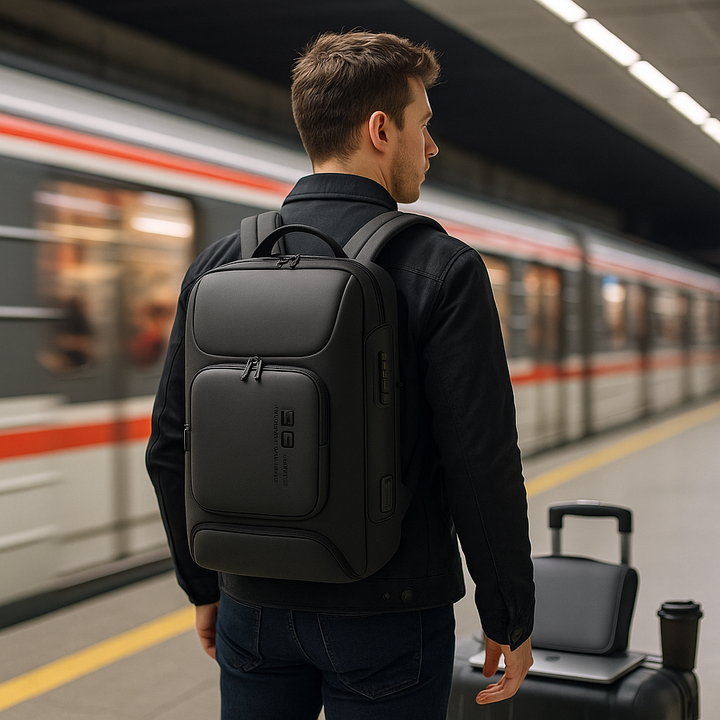 Waterproof Anti-Theft Backpack with USB Charging Port
