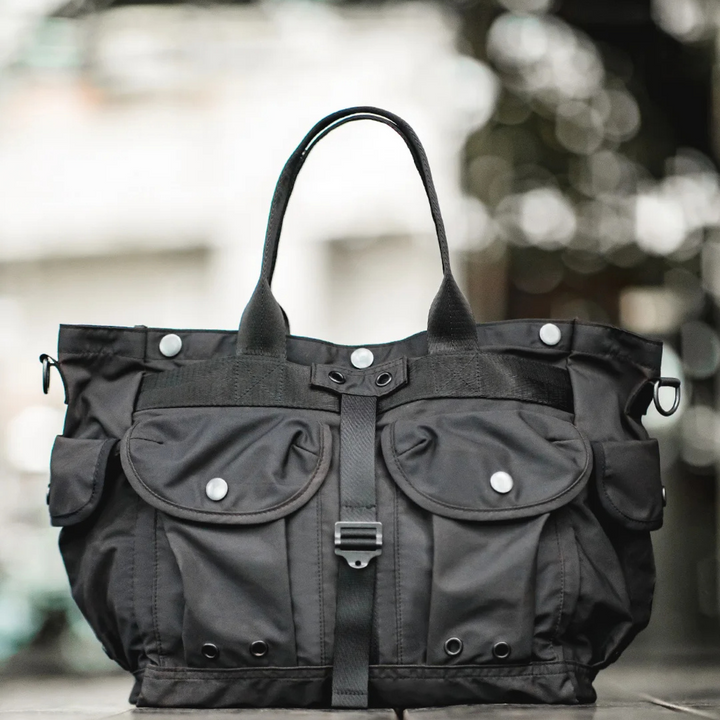 Military-Inspired Utility Shoulder Bag