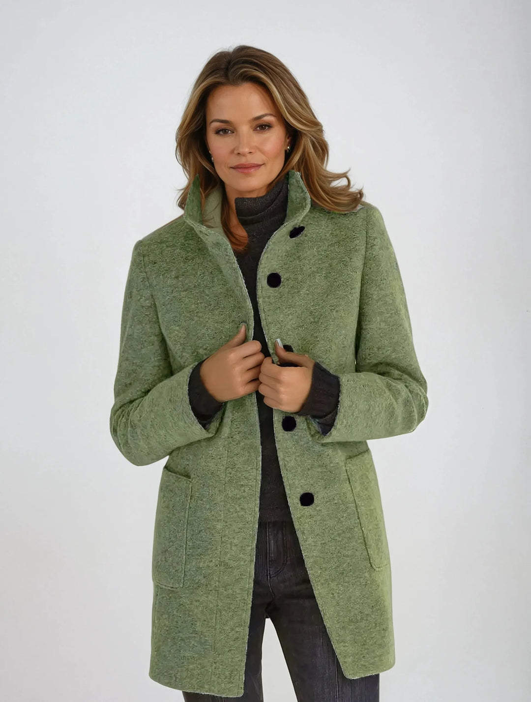 Elegant and Stylish Buttoned Coat