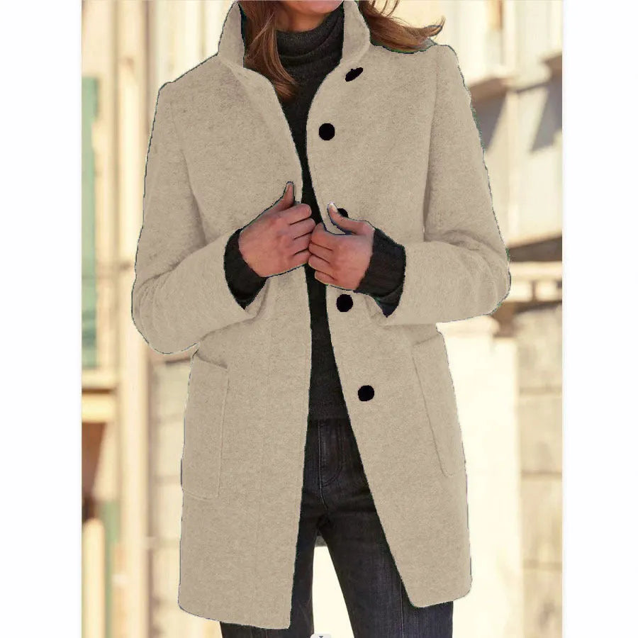 Elegant and Stylish Buttoned Coat