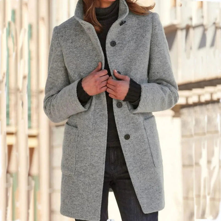 Elegant and Stylish Buttoned Coat