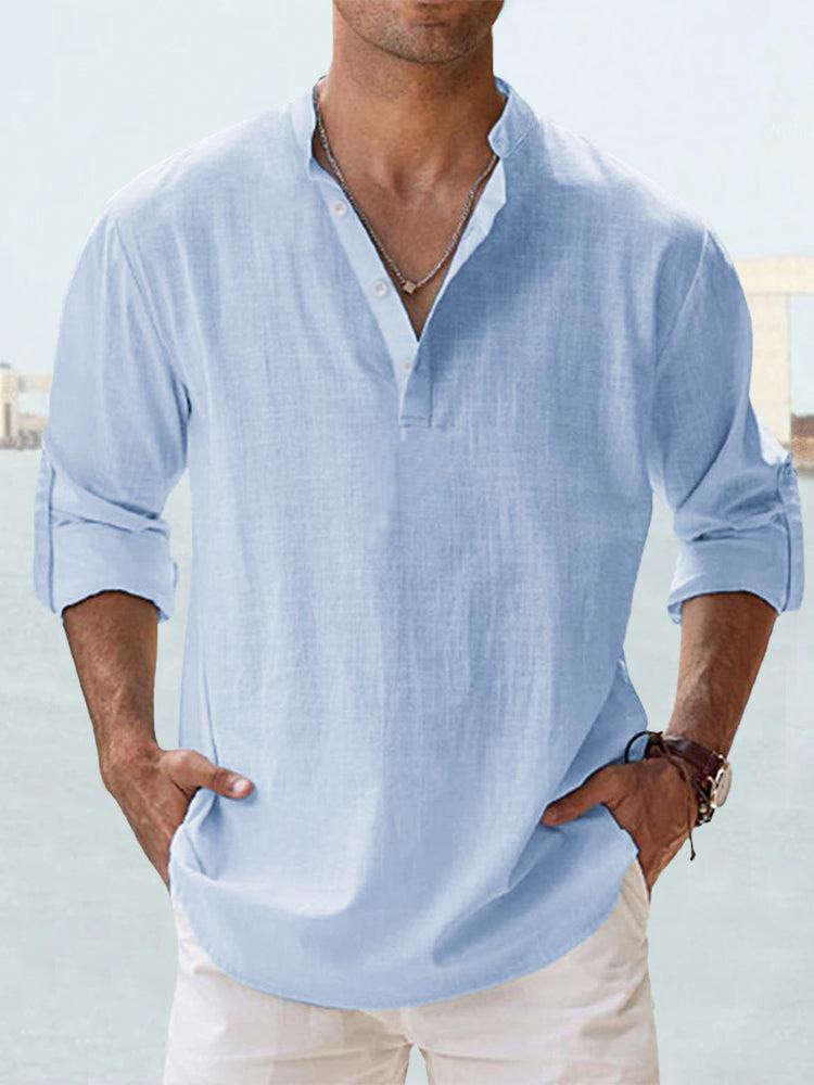 Casual Linen Overshirt