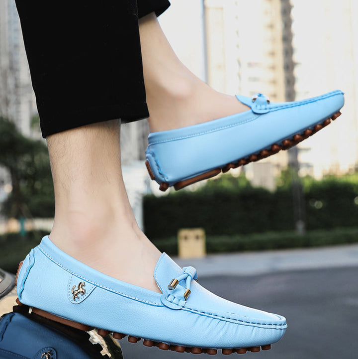 Premium Leather Slip-On Loafers