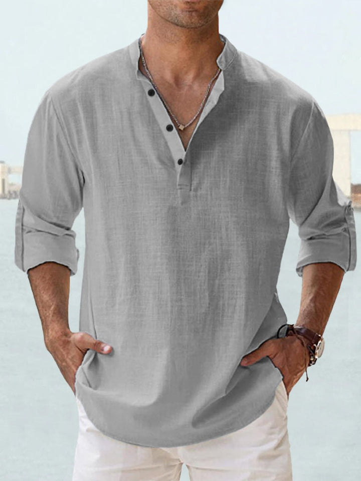 Casual Linen Overshirt