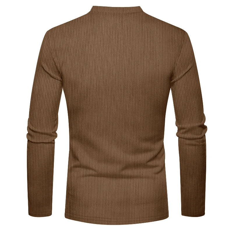 Corduroy Henley Shirt