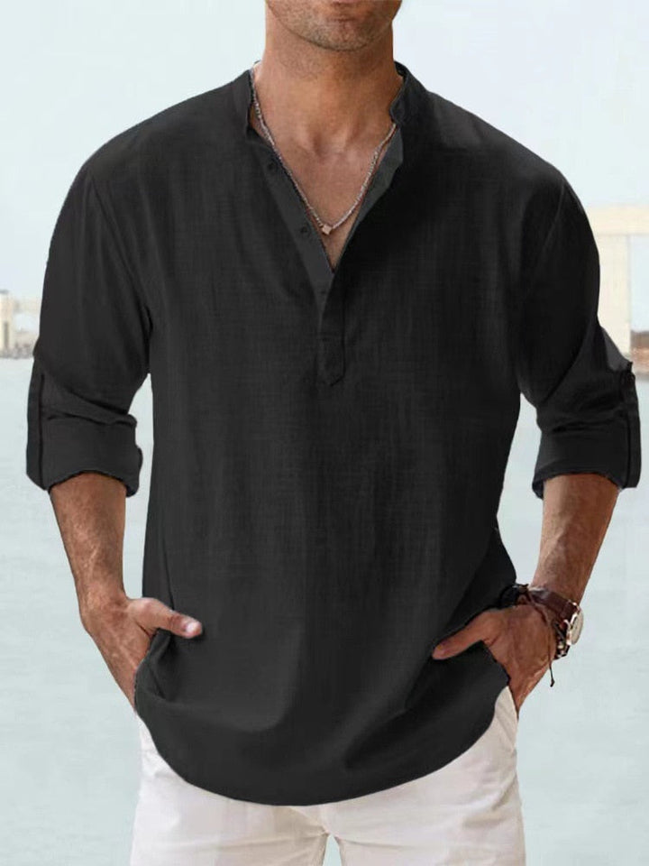Casual Linen Overshirt