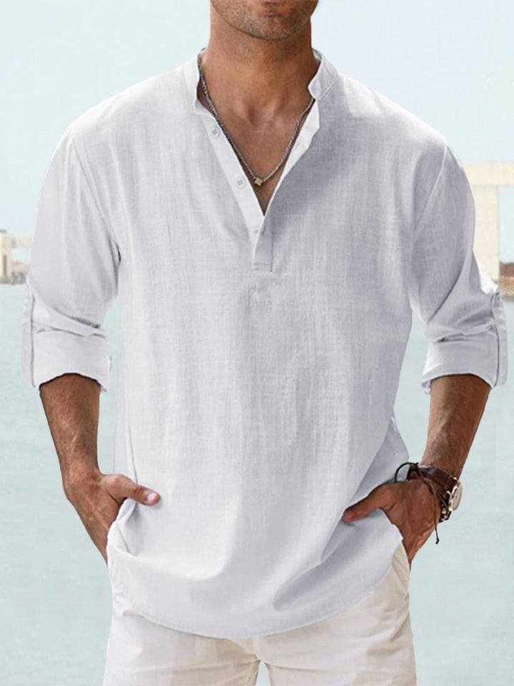 Casual Linen Overshirt