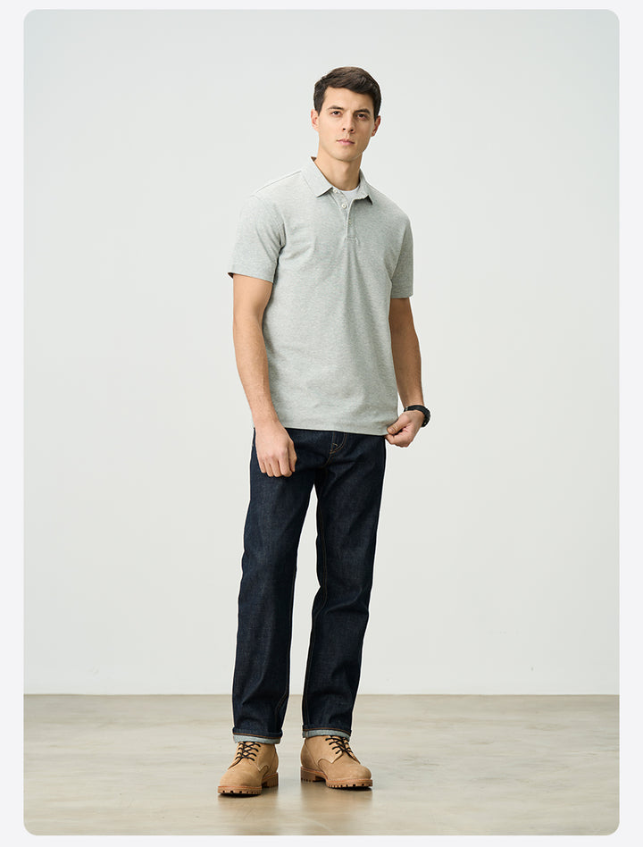 Men’s Regular Fit Pique Polo Shirt