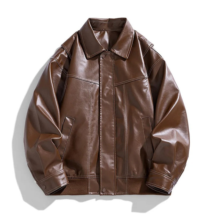 Minimalist Leather Jacket