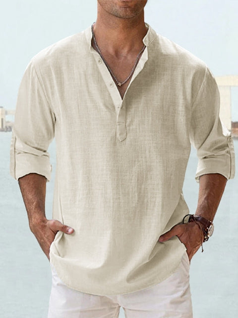 Casual Linen Overshirt