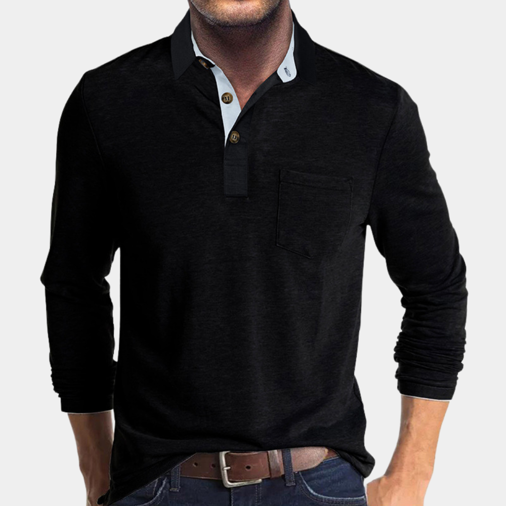 Men’s Stylish Polo Shirt Classic Casual Tee