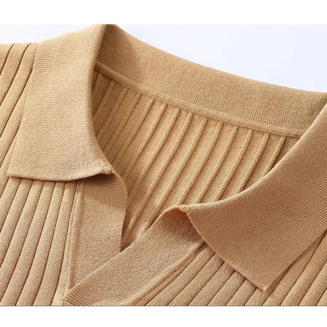 Mulberry Silk Polo Shirt