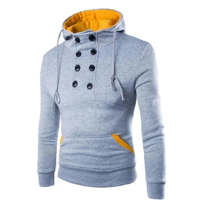 Modern Button-Up Hoodie